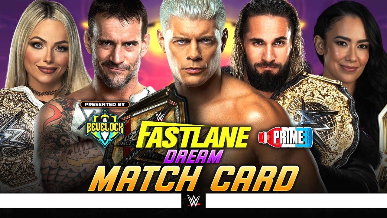 WWE Fastlane 2026 - Dream Match Card
