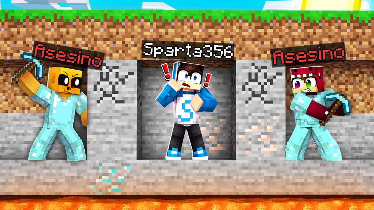 MINECRAFT: SPARTA356 vs 2 ASESINOS 😱🔪 SPEEDRUN MINECRAFT con MIKECRACK Y RAPTOR