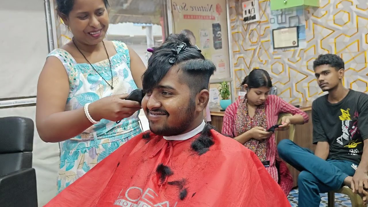 BOYS Love This TWO Sided Normal Haircut Style !
