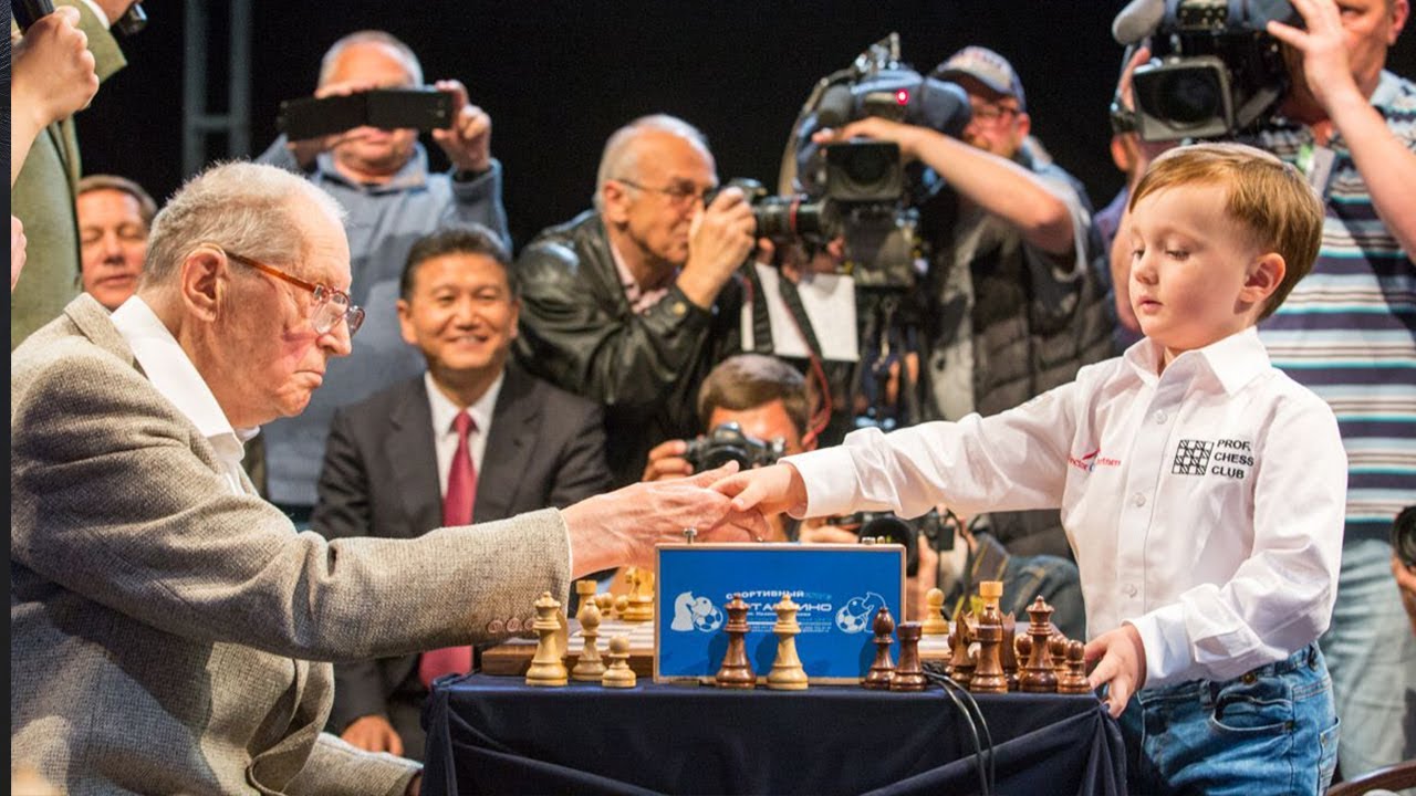 🏆 El prodigio del Ajedrez de 4 a&ntilde;os Misha contra el GM de 95 a&ntilde;os Yuri Averbakh