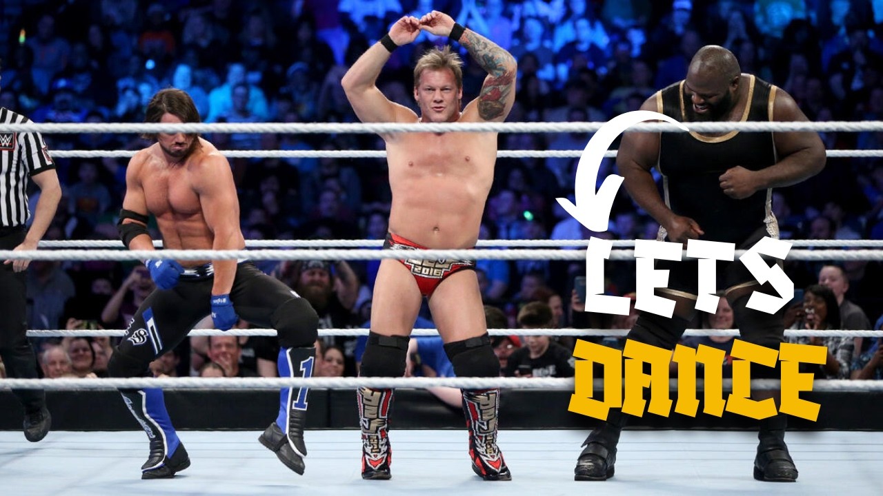 12 минут уморительных танцев рестлеров WWE