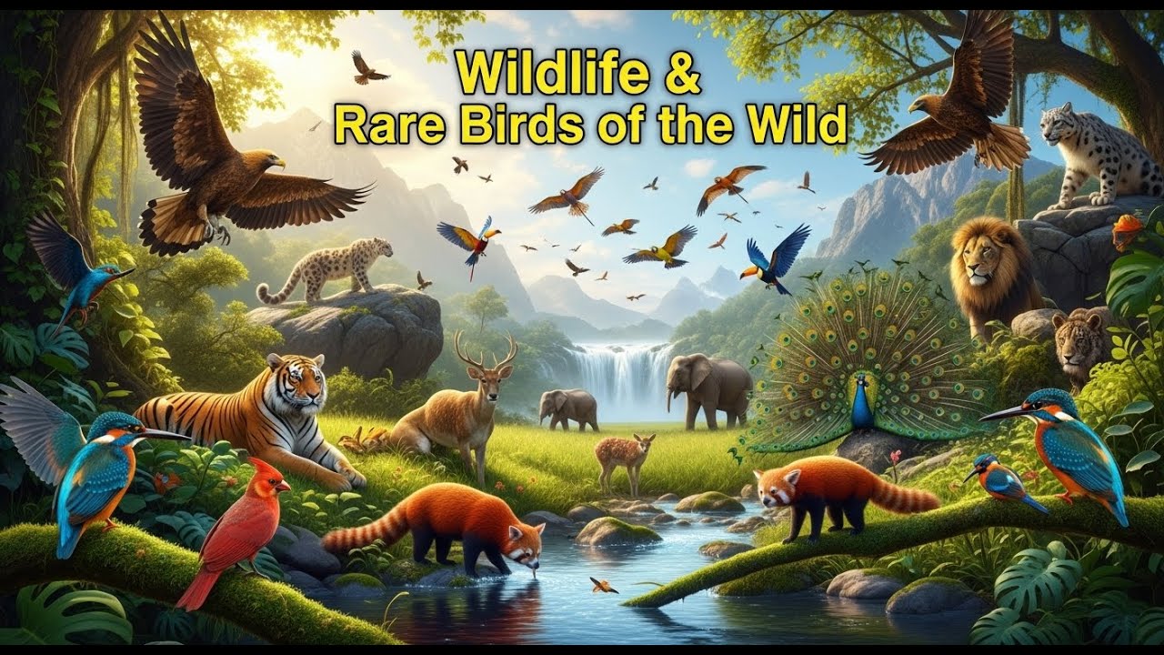 Healing Nature Most Beautiful Birds & Animals in 8K | Ultimate Wildlife Relaxation for Stress Relief