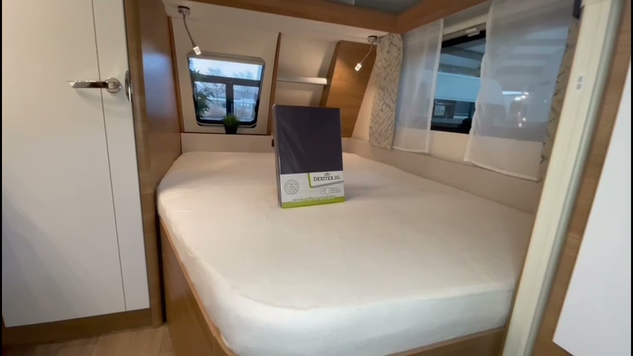 Fransbed wit en antraciet links  hoeslaken