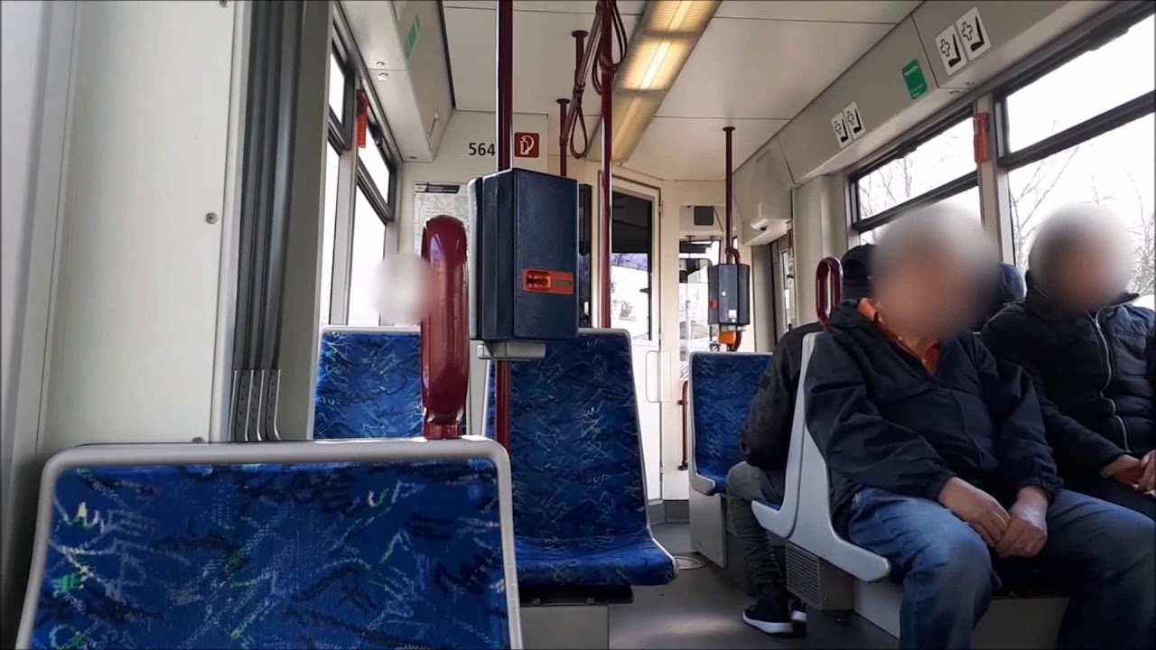 Mitfahrt in der Linie 2 von Paradeplatz bis Kurpfalzbrücke in einem 6MGT