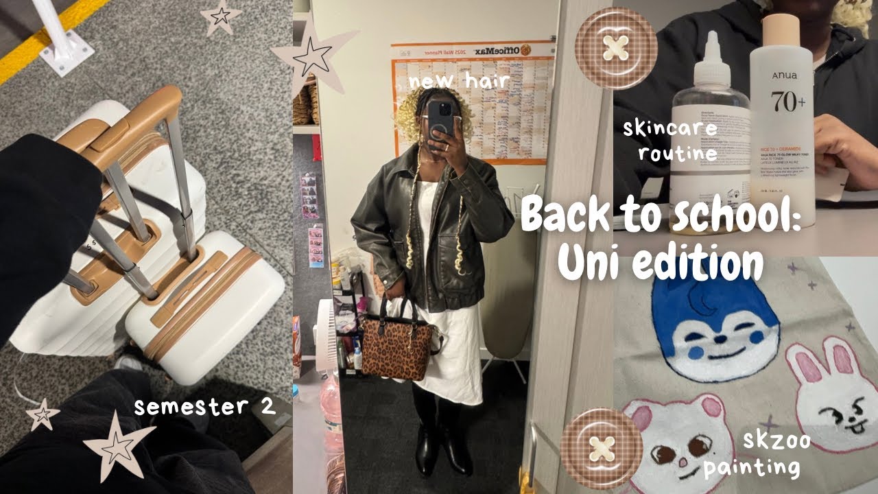 📔BACK TO SCHOOL VLOG📔: new semester, bible study, skzoo, getting my hair done, lots of talking