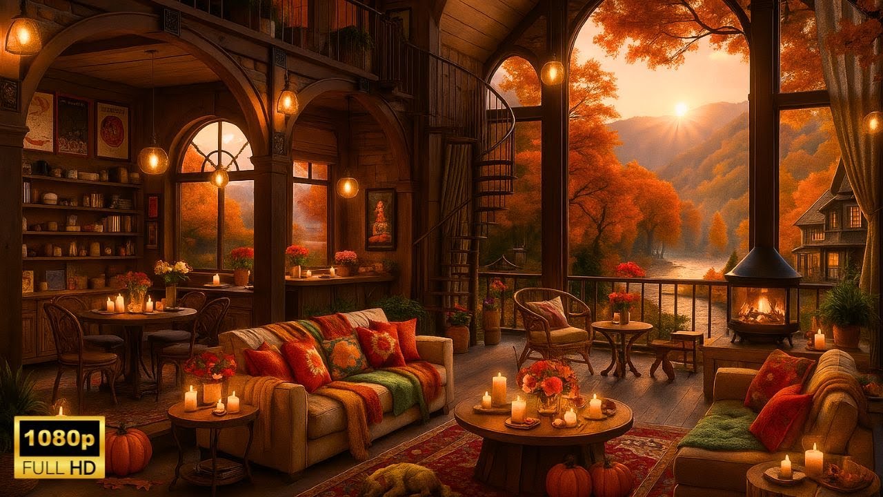 Golden Autumn Weekend Jazz 🌾 Gentle Piano for Calm Vibes