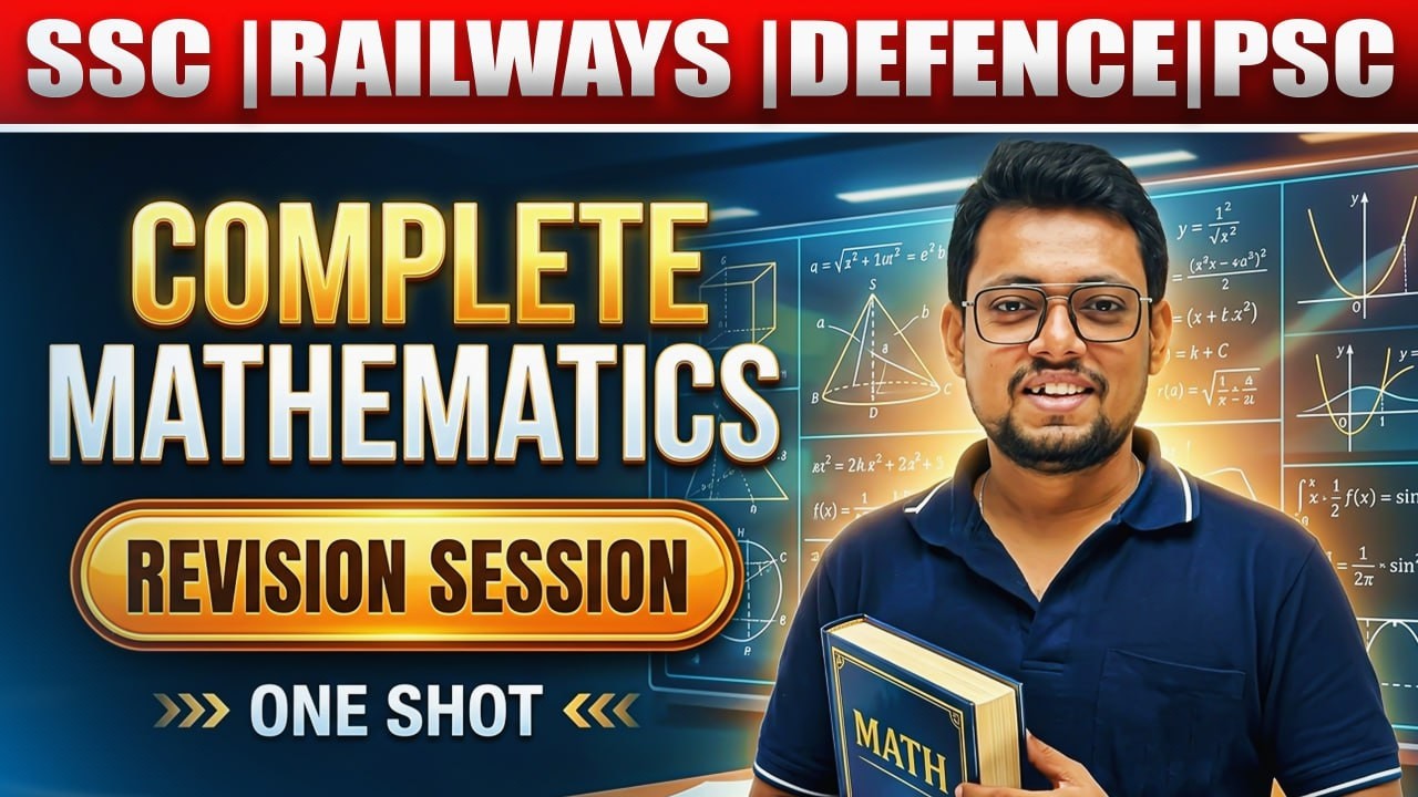 COMPLETE BASIC MATHS ONE SHOT ! NTPC and SSC Math Class ! Revision Session ! By Bidyananda Sir