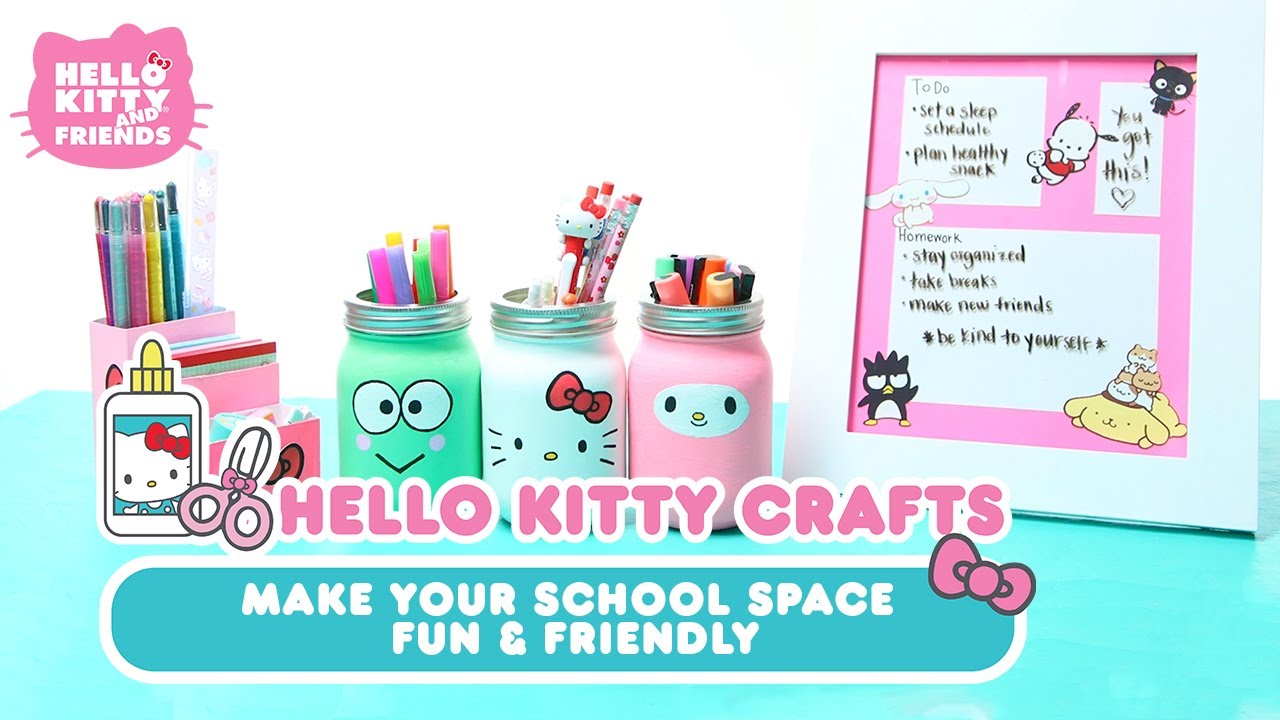 DIY Desk Decor Ideas to Make Your School Space Fun & Friendly | Hello Kitty Crafts