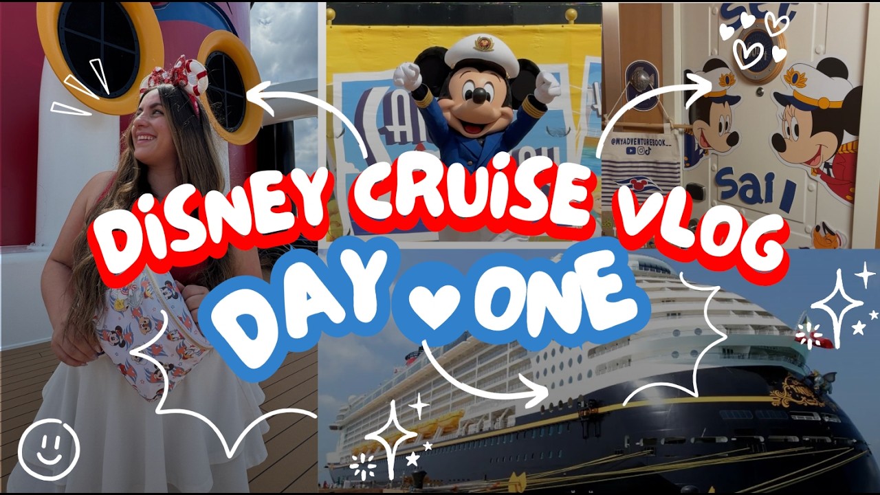 Disney Cruise Vlogs Day 1 - My first time on the Fantasy!