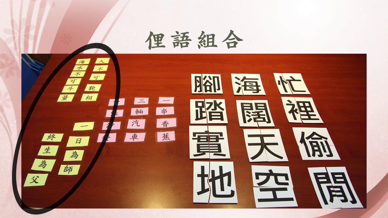 [永和耕莘預防延緩失能/認知刺激] 文字遊戲