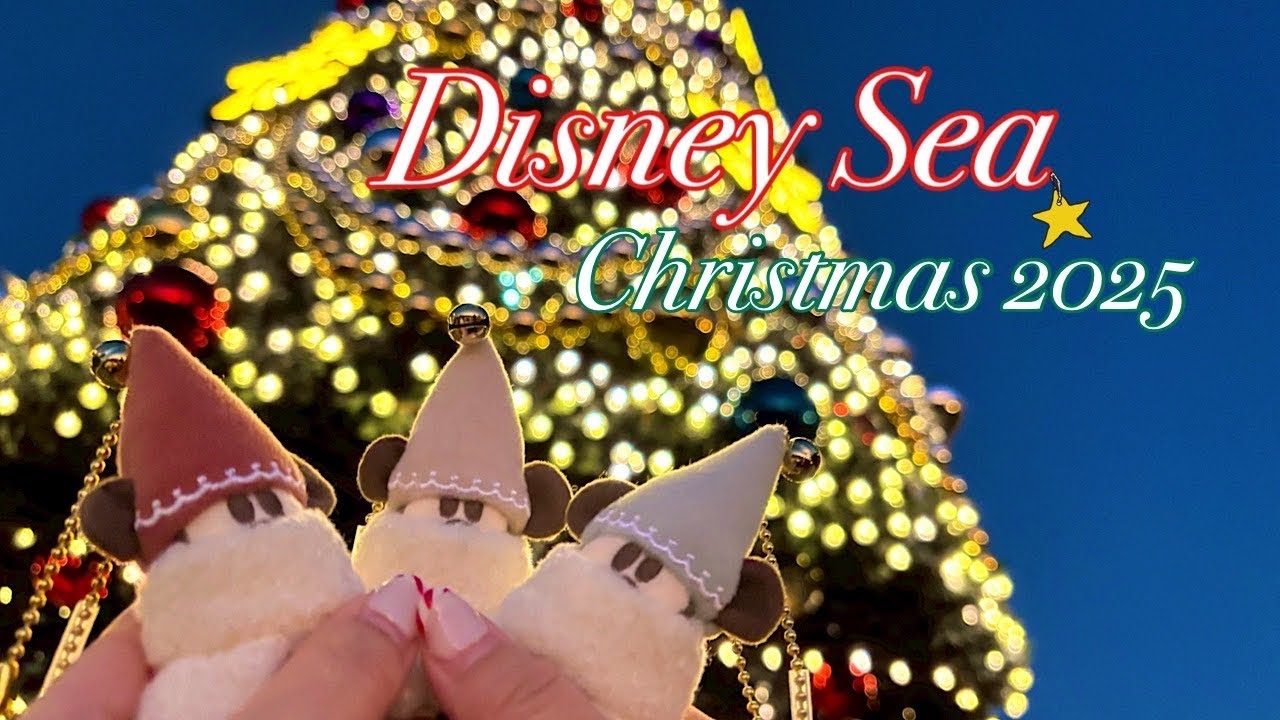 【DisneySea VLOG】🎄クリスマスのディズニーシーへ+新しい家族の件