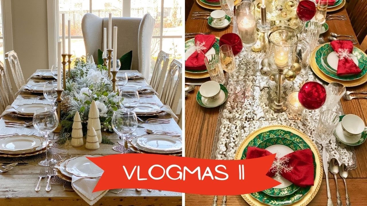 Christmas Table Settings Easy Elegant | DIY Christmas Decor | Tablescapes | And Then There Was Style