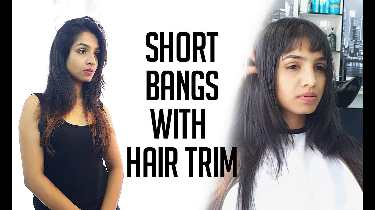 Give me a short bang and a hair trim | haircut for girls | NYNY Salon