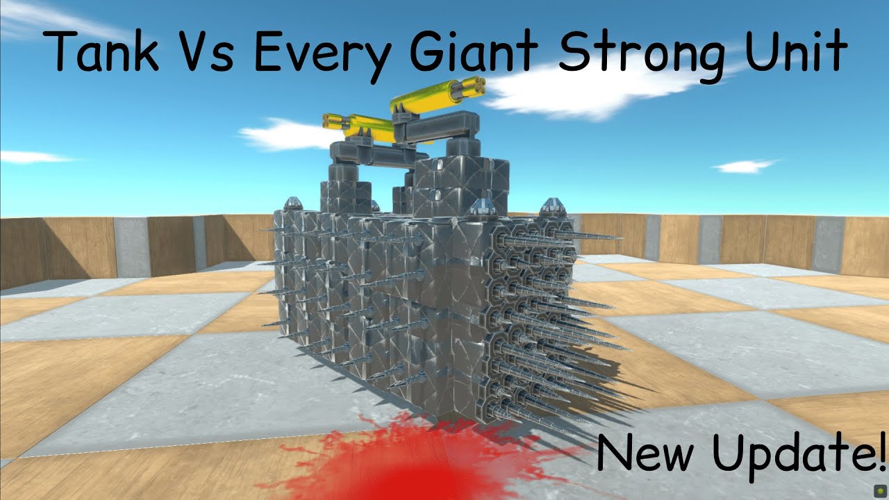 New Update! Tank Vs Every Giant Strong Unit ARBS |Animal Revolt Battle Simulator
