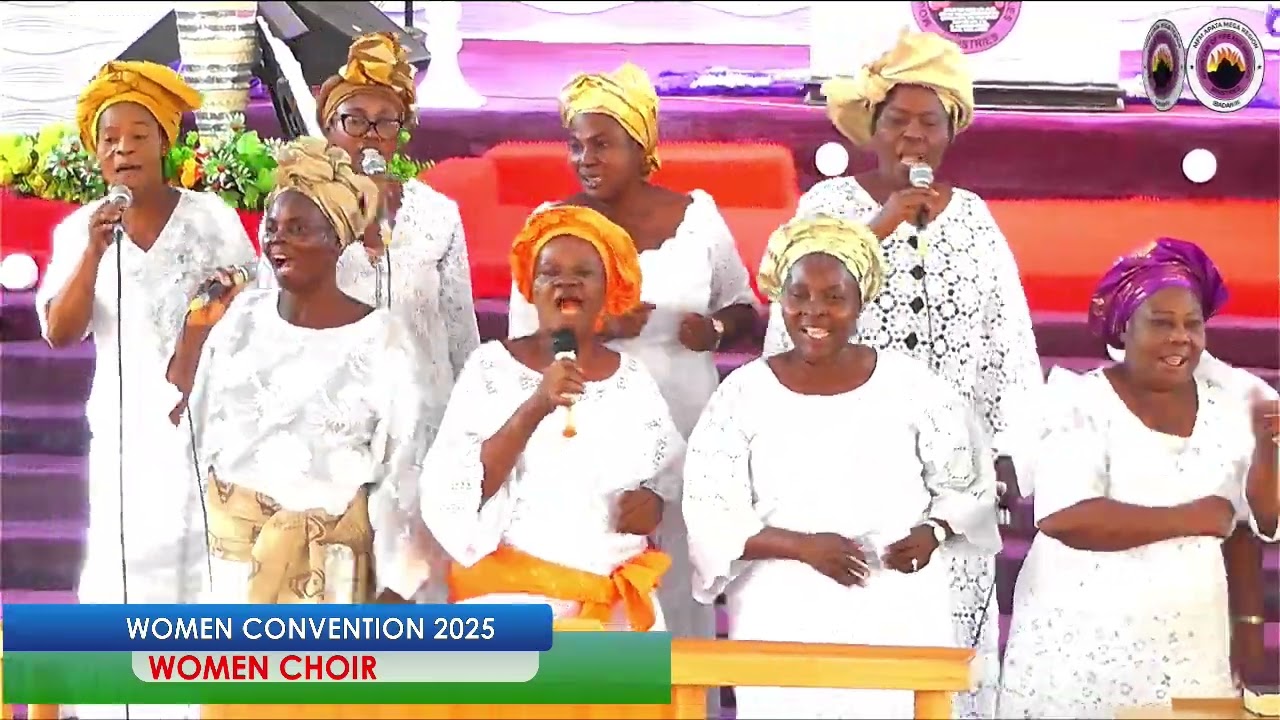 Women Choir Ministration at 2025 MFM Apata Mega 3 Apata Hqtrs Women Anniversary
