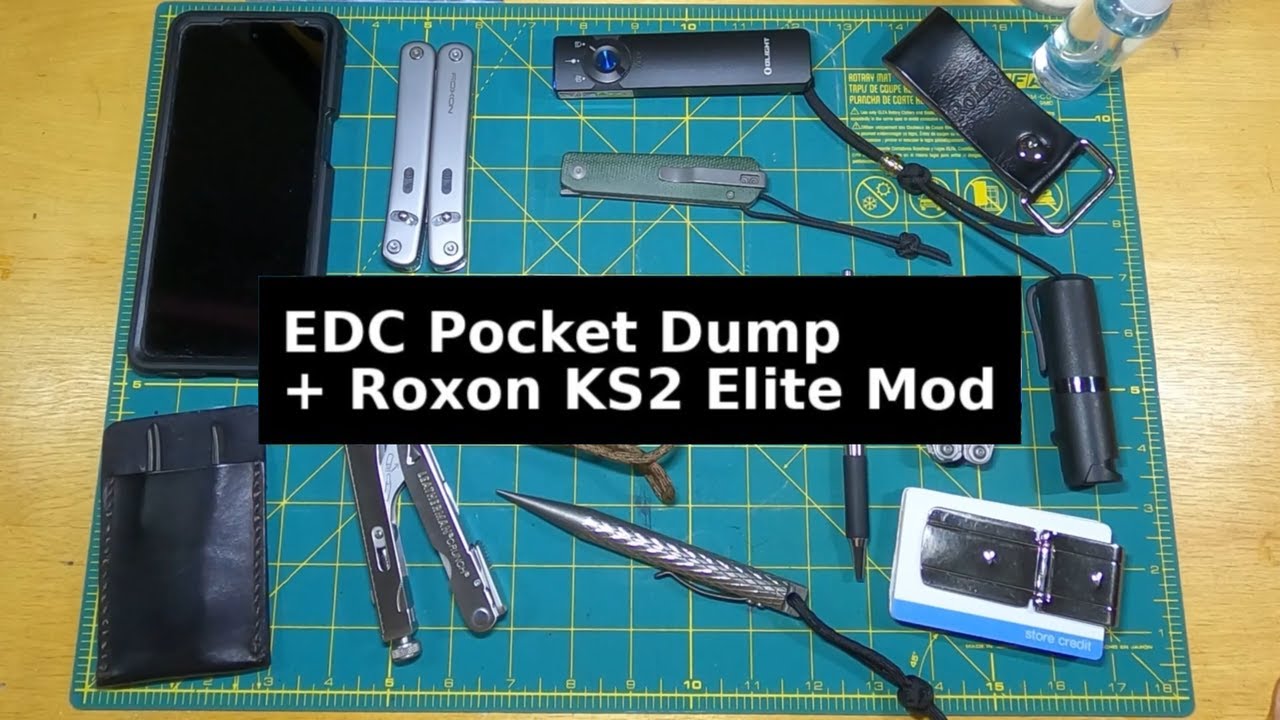🔧 My Everyday Carry (EDC) + Roxon KS2 Elite Mod! 💡 Pocket Dump & Practical Gear