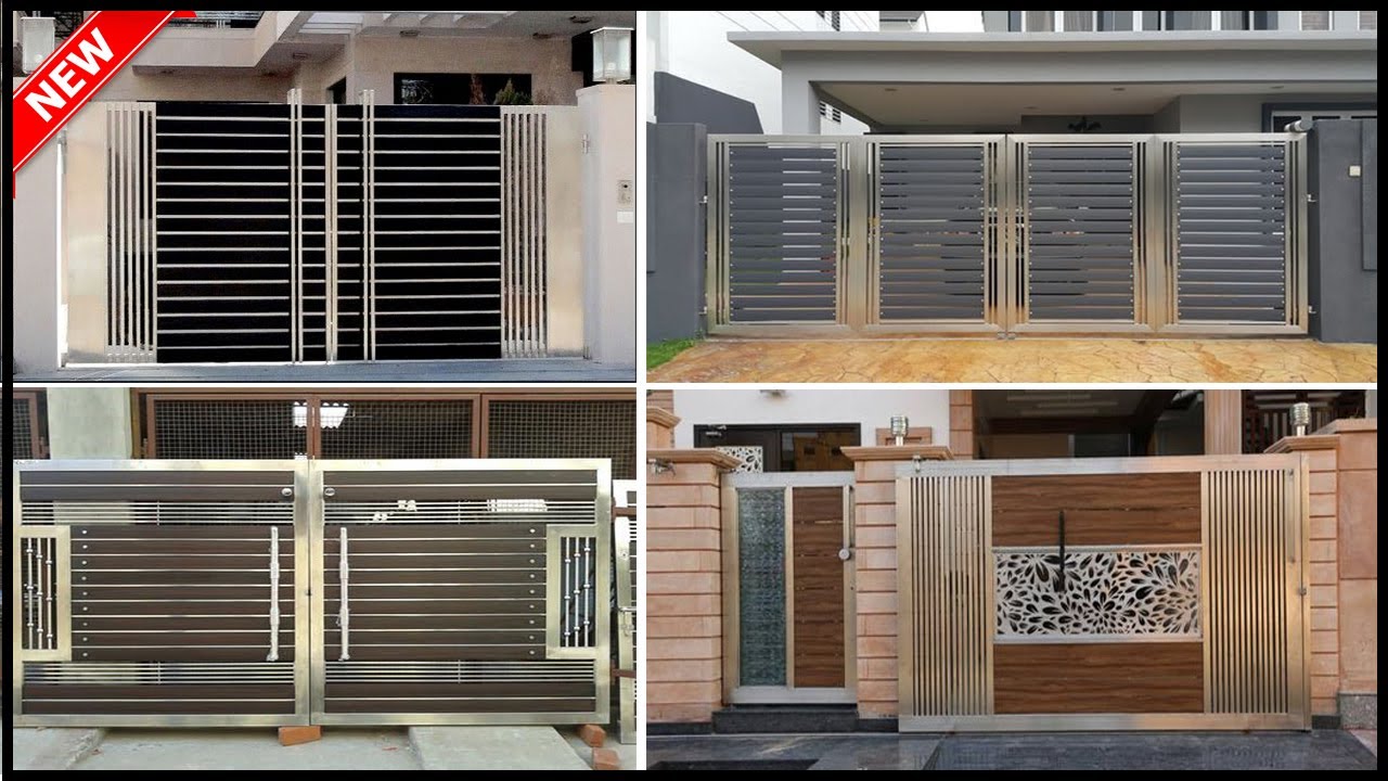 Top 40 Latest Stainless Steel Main Gate Design | SS Main Gate Ideas | Gopal Home Decor