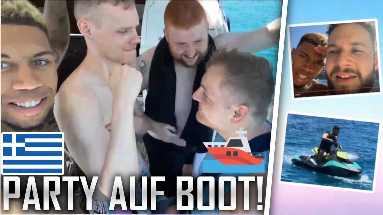 Ein TAG auf der YACHT im MYKONOS URLAUB mit unsymphatischTV, Inscope, Trymacs & Co.🛥️🌴😍| 999 SID