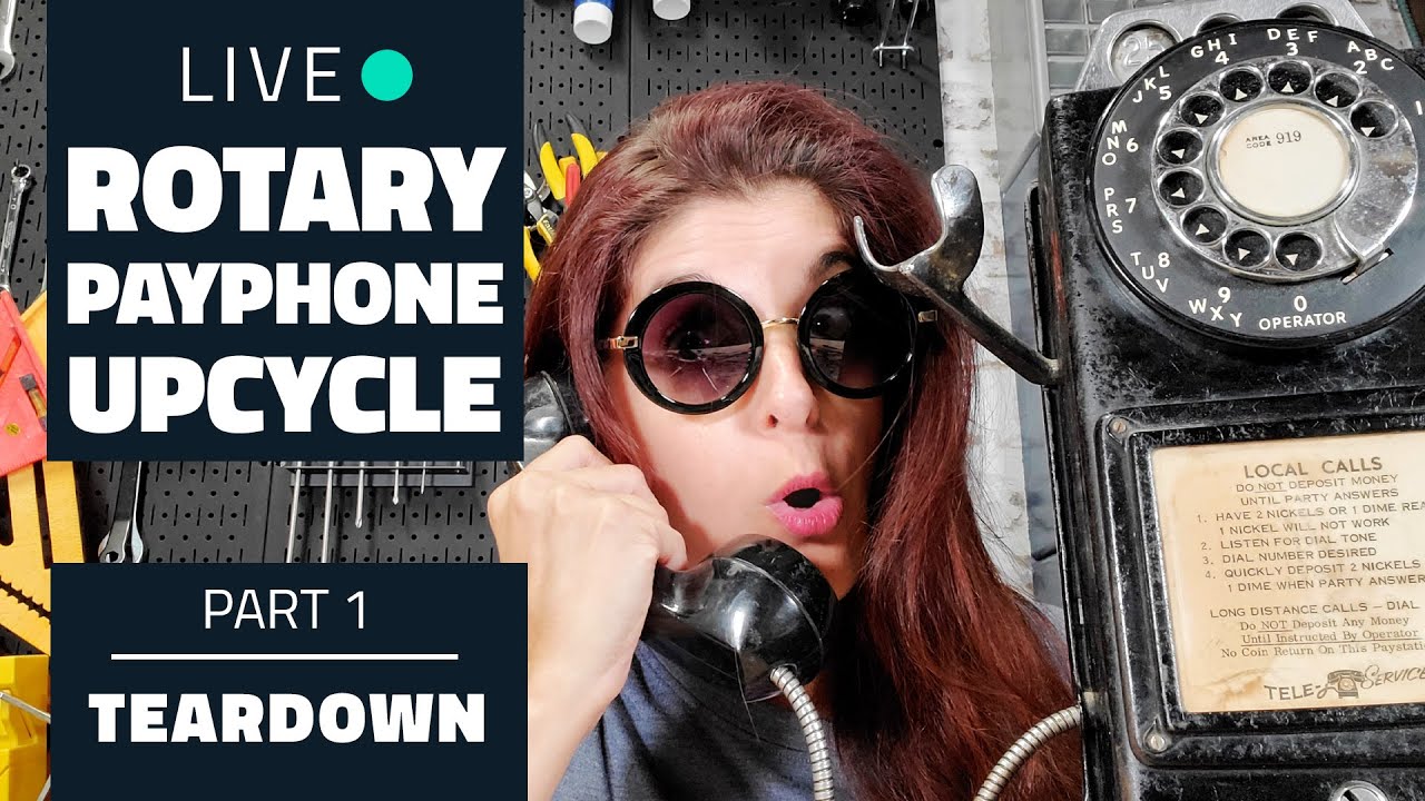 AE Rotary Payphone Teardown | Live Build Show