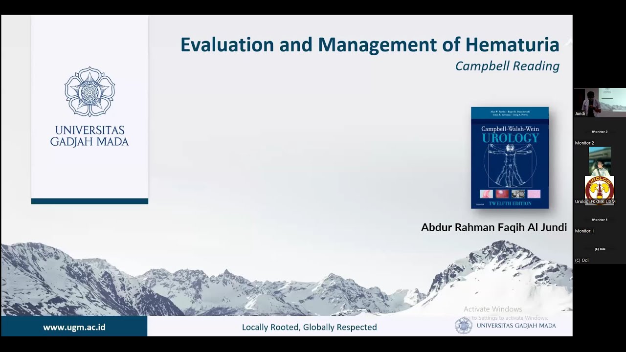 Campbell Reading Evaluation and Management of Hematuria