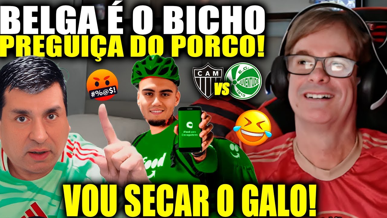 BELGA &Eacute; O BICHO PREGUI&Ccedil;A DO PORCO! VOU SECAR O GALO! LIVE RAIZ!