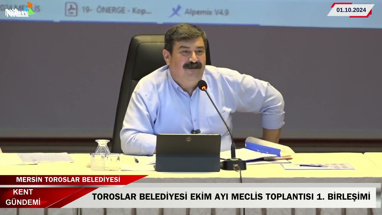 Mersin, Toroslar Belediyesi , Ekim Ayı Meclis Toplantısı ,1. Birleşimi ,#nilrtv