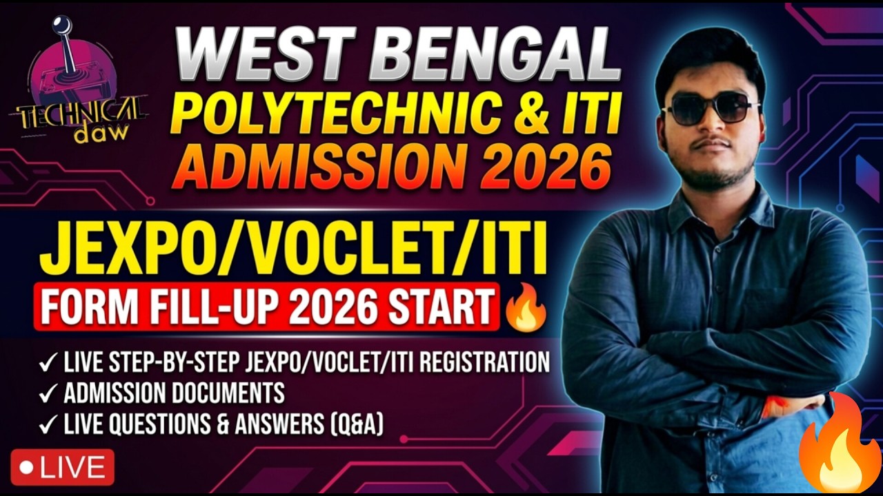 JEXPO & VOCLET 2026 REGISTRATION PROBLEM | ITI ADMISSION 2026 | WB POLYTECHNIC & ITI ADMISSION 2026
