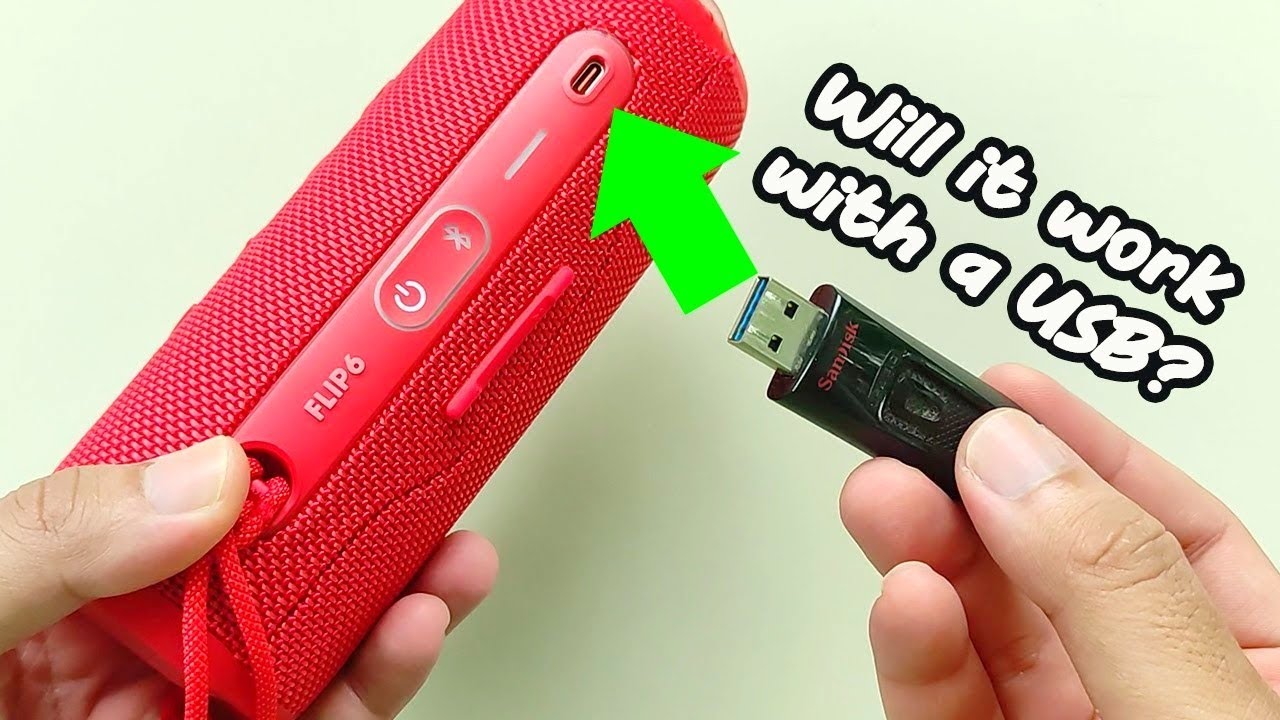 Czy JBL Flip 6 będzie działać z dyskiem USB (2025)?
