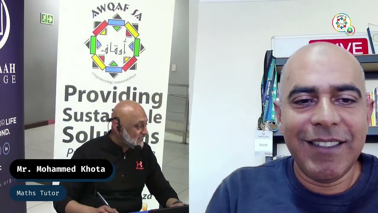 Awqaf SA Grade 12 Maths Workshop - Paper 1