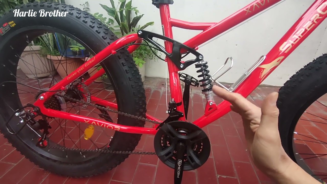 Sepeda MTB Fat Bike XAVIOR SUPERORCA Double Suspension 21 speed Tyre 4.0