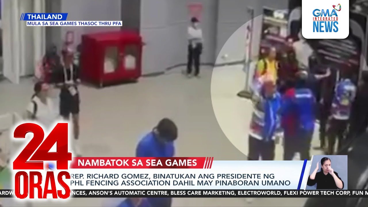 Rep. Richard Gomez, binatukan ang presidente ng PHL Fencing Association dahil may... | 24 Oras
