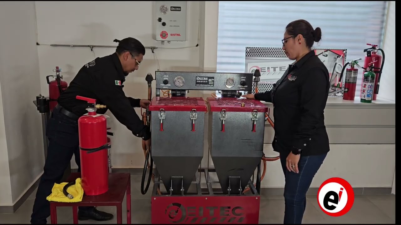 TOLVA NEUMÁTICA PARA CARGA Y DESCARGA DE PQS, NEUMATICA EITEC