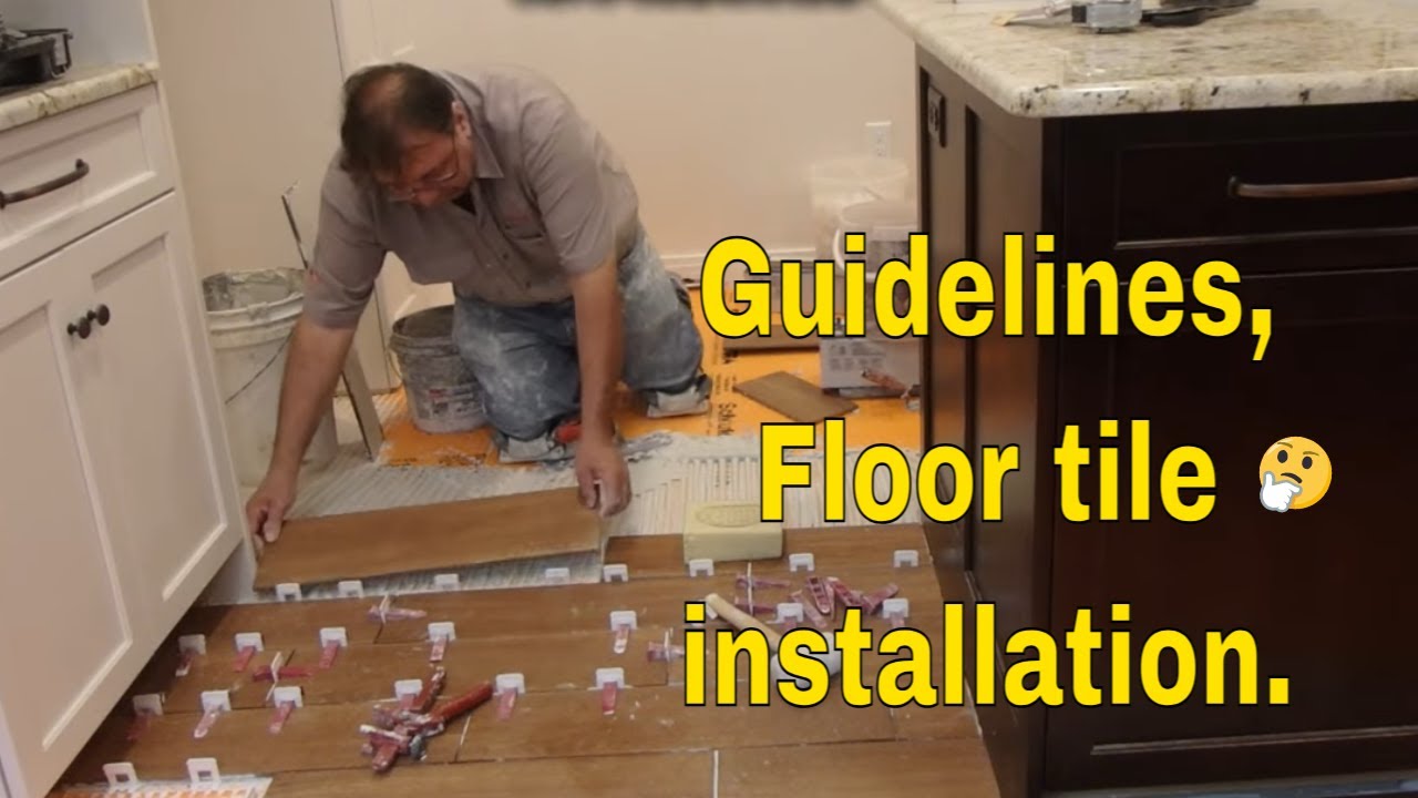 Guidelines, Floor tile installation. Don't skip these important things. P1  #howtotile #tile