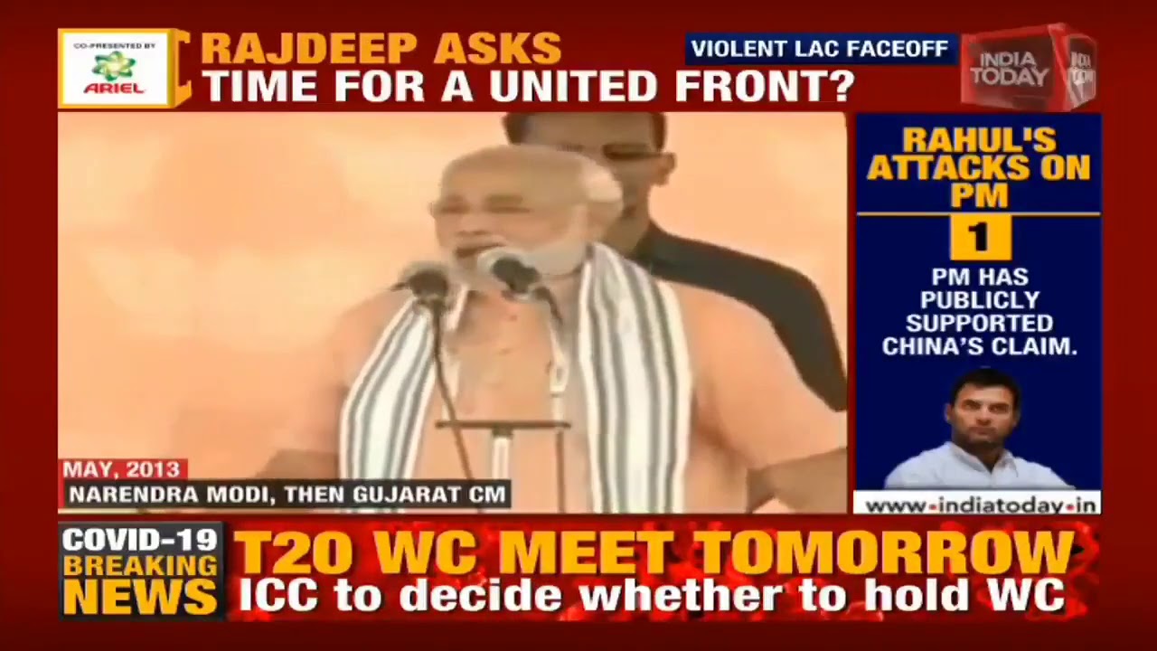Sambit Patra beating round the bush when confronted with Modi's hypocrisy on China