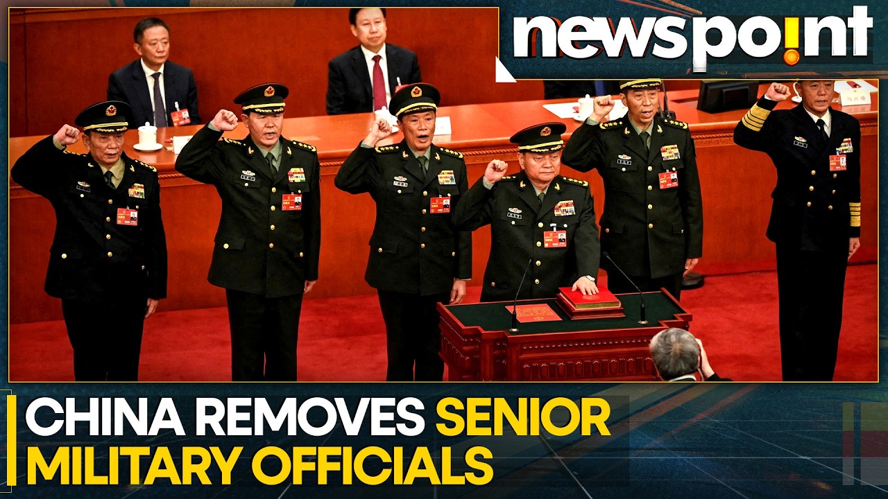China Removes Nine Senior Military Officials Amid Xi's Corruption Purge | WION Newspoint