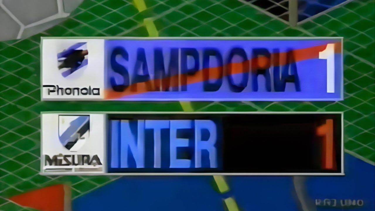 Sampdoria-Inter 1:1, 1987/88 - Domenica Sportiva