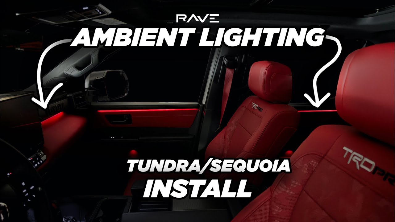 Complete Ambient Lighting Install on 2022+ Tundra / 2023+ Sequoia