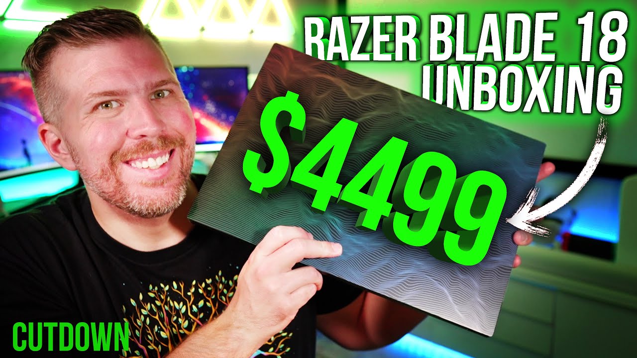 Razer Blade 18 Unboxing, Undervolt, Overclock, 3 Games, Timespy, Cinebench, Display Test! CUTDOWN
