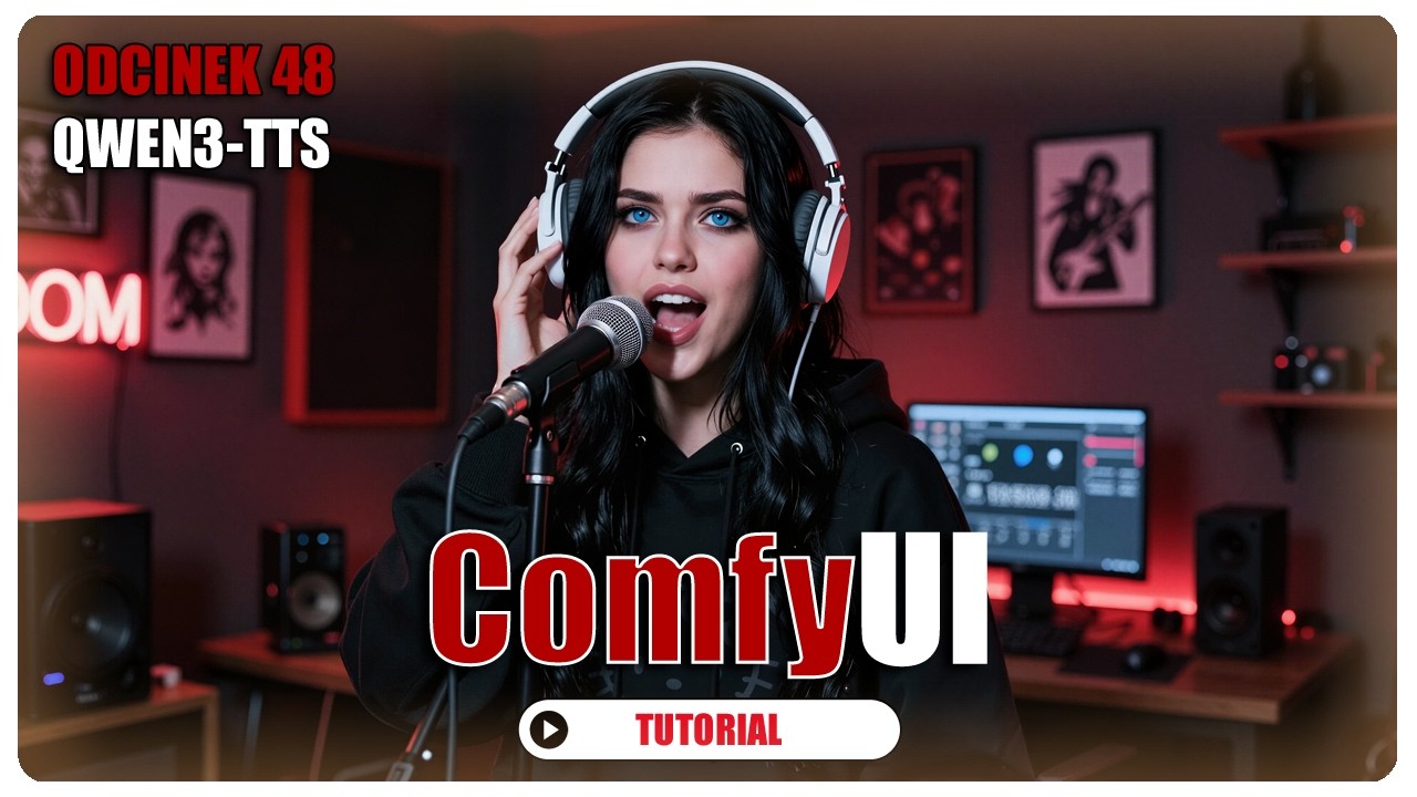 ComfyUI | Seria: Odcinek 48 – Qwen3 TTS: Zaawansowana Synteza Mowy i Klonowanie Głosu 🎧🎙️ (tutorial)