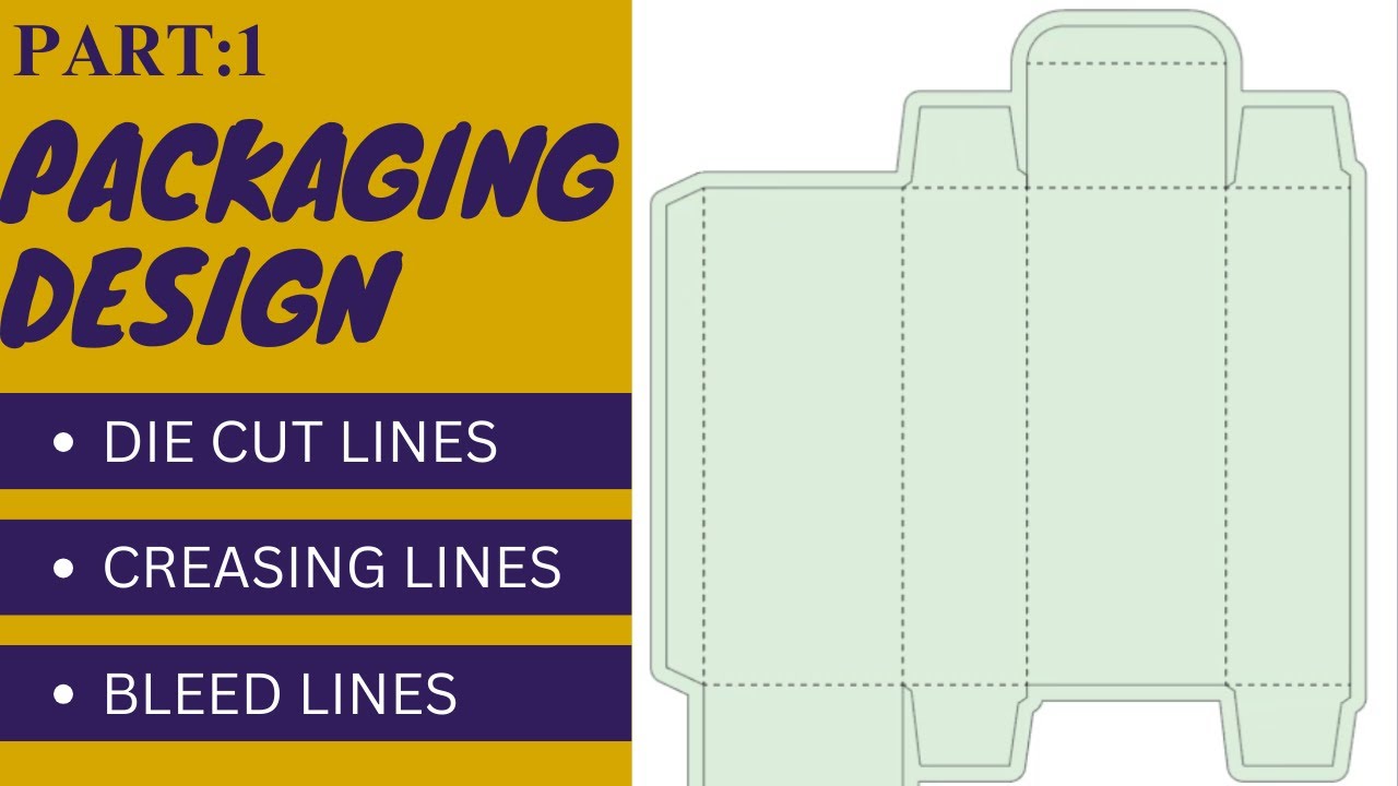 Adobe Illustrator Packaging Design: Die Cut, Creasing & Bleed