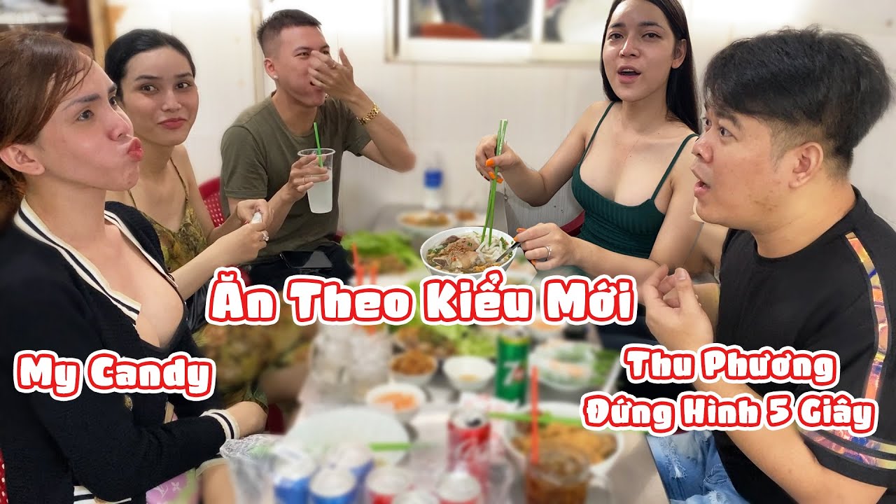 Thu Phương Đãi Cả Nhóm Đi Ăn Sấp Mặt,My Candy Ăn theo trend quên lối về