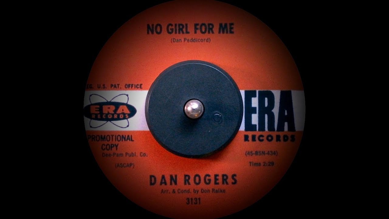 Dan Rogers - No Girl for Me (1964) HD