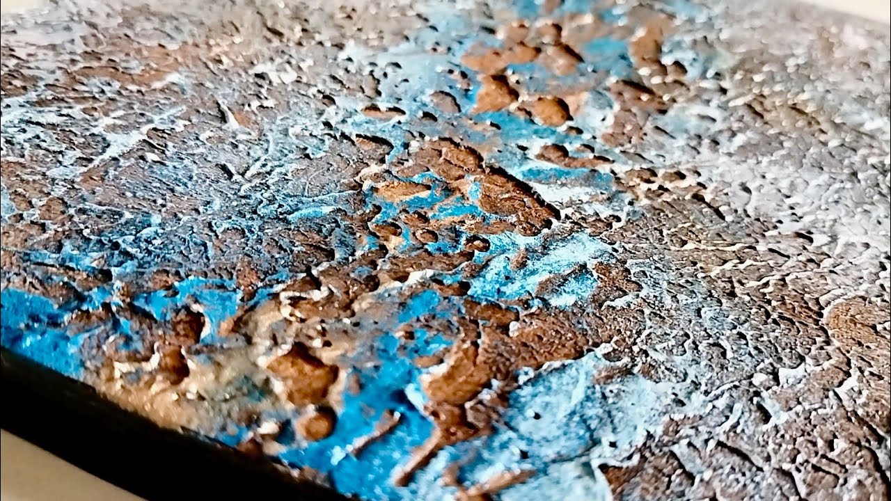 Mastering TEXTURED ABSTRACT Art on Canvas / ACRYLIC Tutorial / Palette Knife Painting 