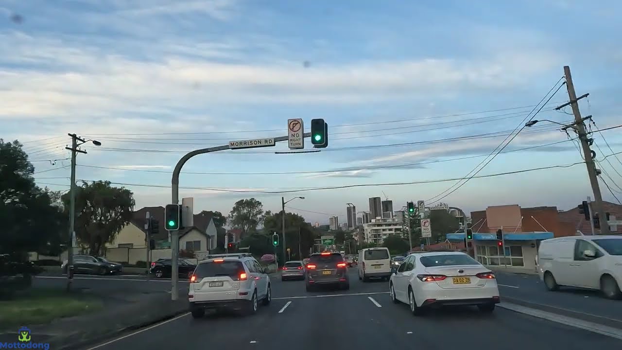 Sydney Macquarie Park to Concord Dirving Tour| Sydney Driving | Sydney Australia