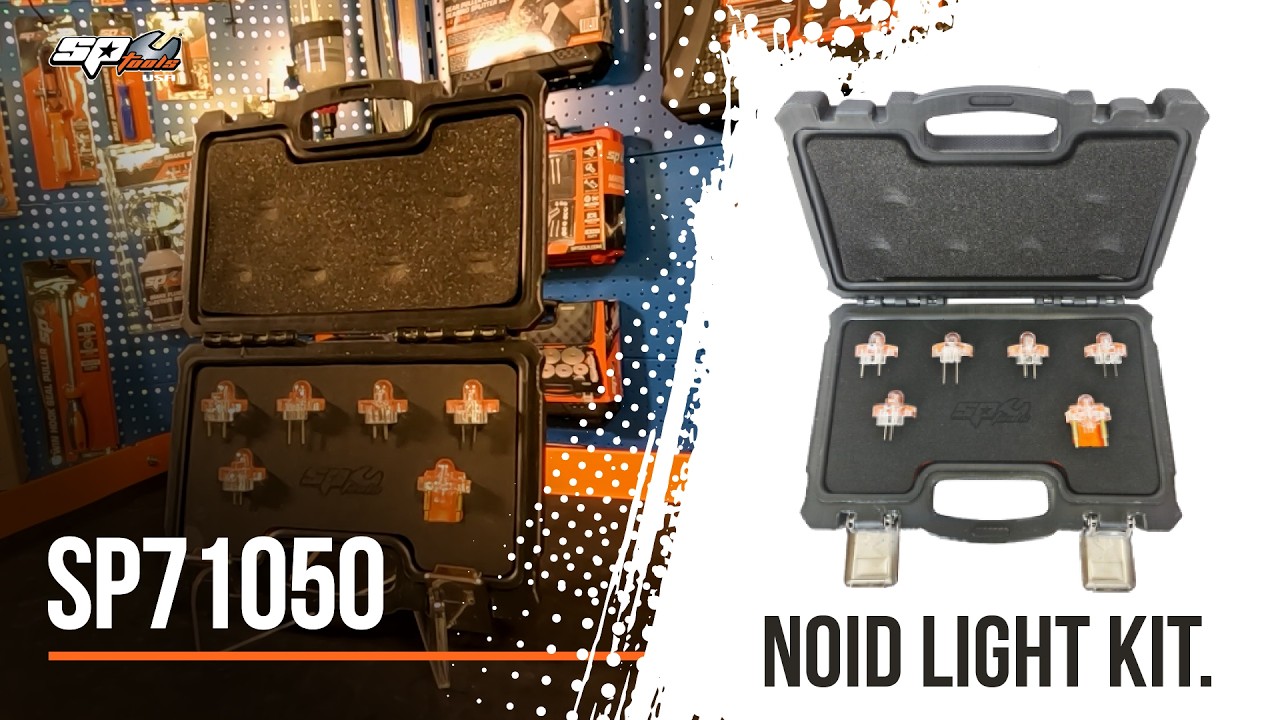 SP Tools SP71050 0 6pc Noid Light Kit &ndash; Quick Fuel Injector Diagnostics