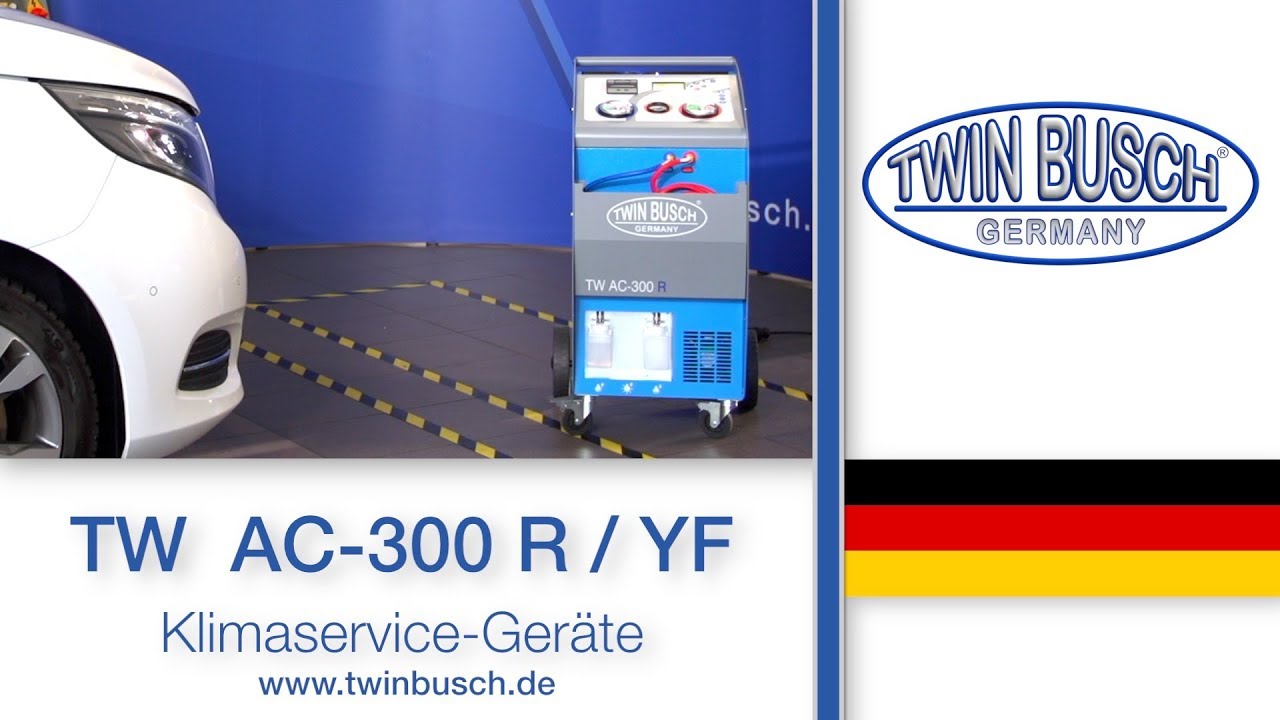 AC-300 R & AC-300 YF : Die Klimaservice-Geräte von TWIN BUSCH®
