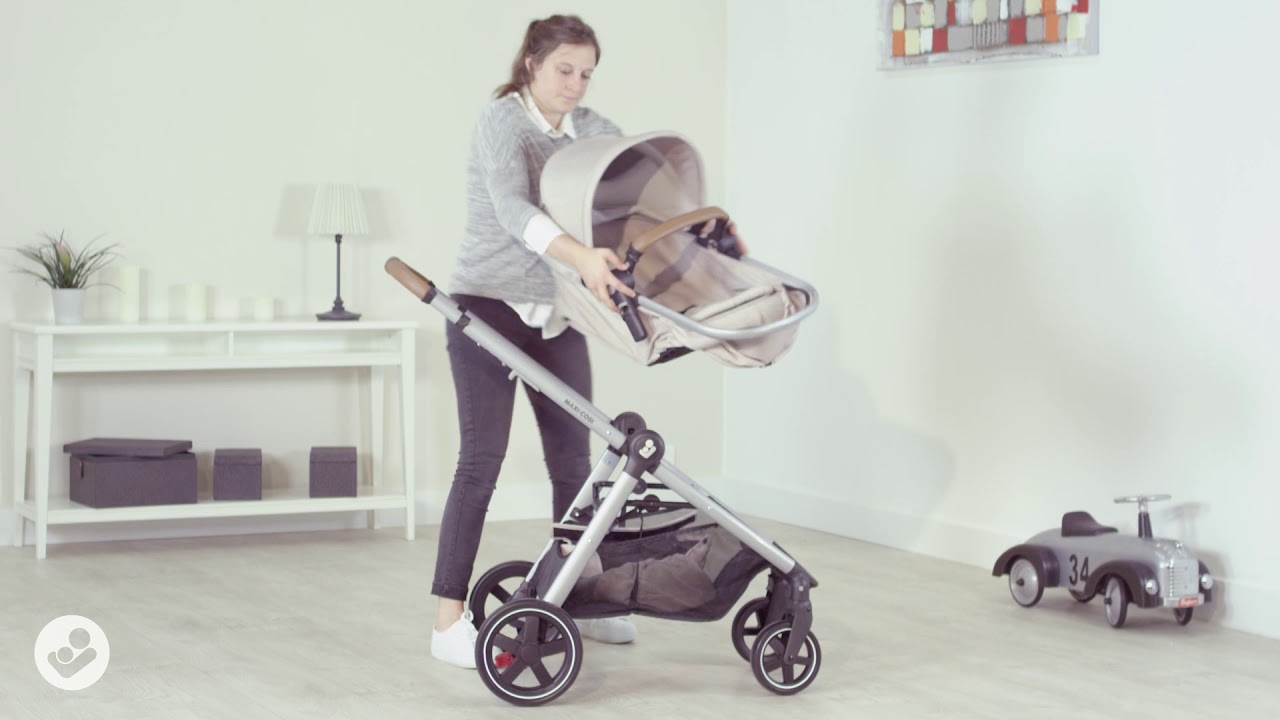 Zelia Stroller - How to convert from bassinet to seat?
