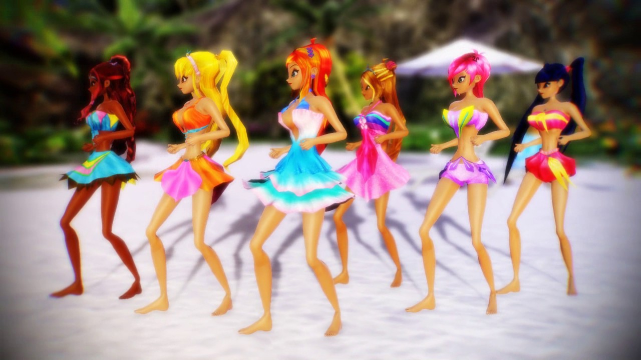 [MMD]  Club Winx models - Dance