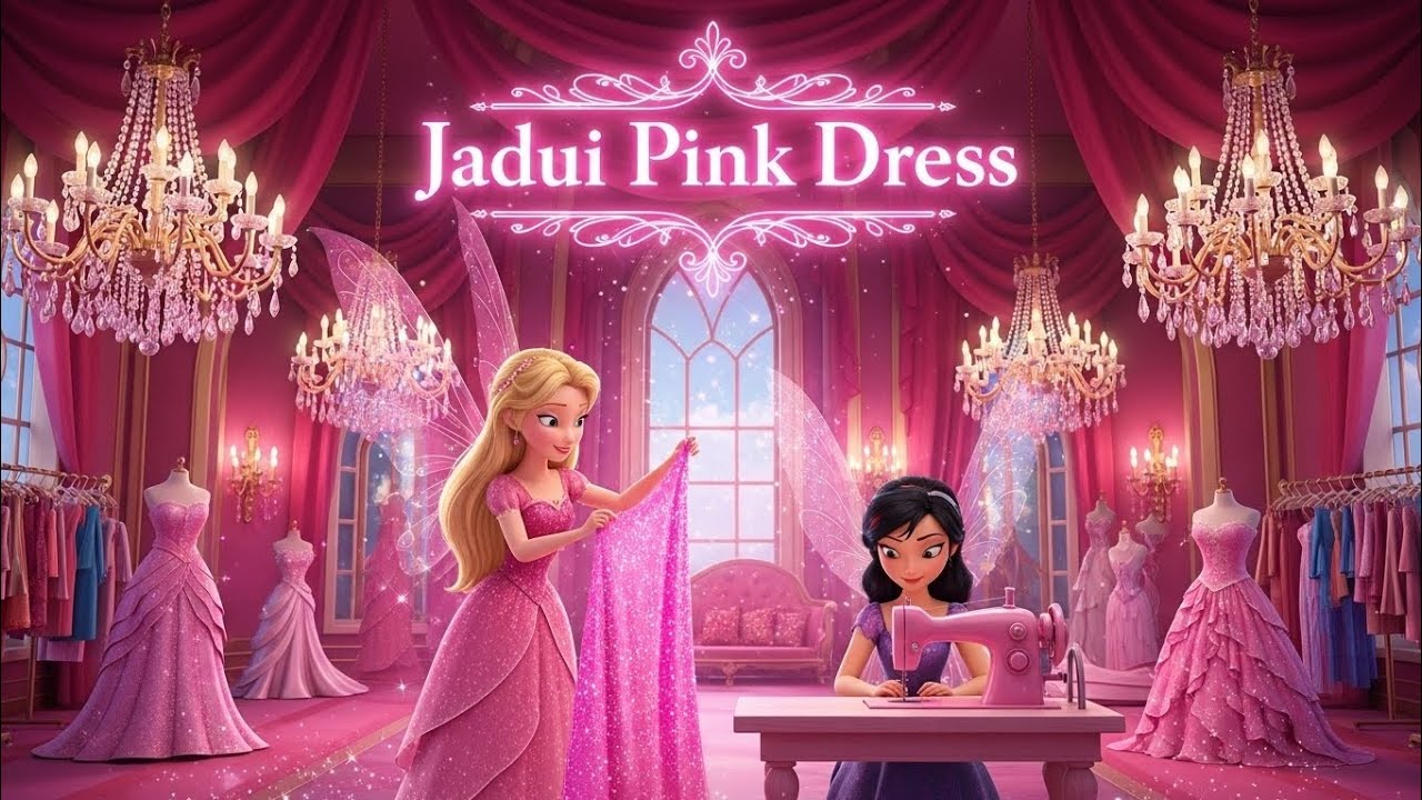 Fashion Fairy tale| जादूई गुलाबी लिबास की कहानी |  Fairy Tale in Hindi | Magical Fashion Show 