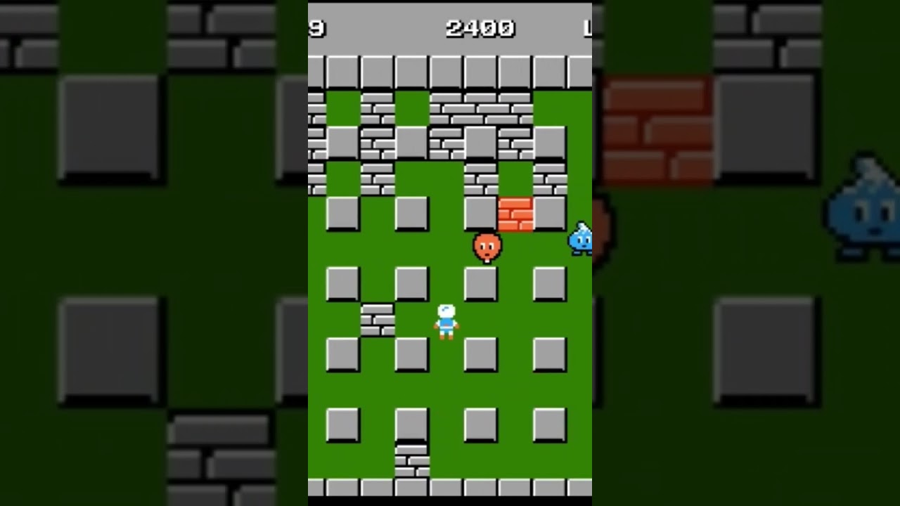 Bomberman stage 2 #nintendo #bomberman #dynablaster #gaming #gameshorts #games